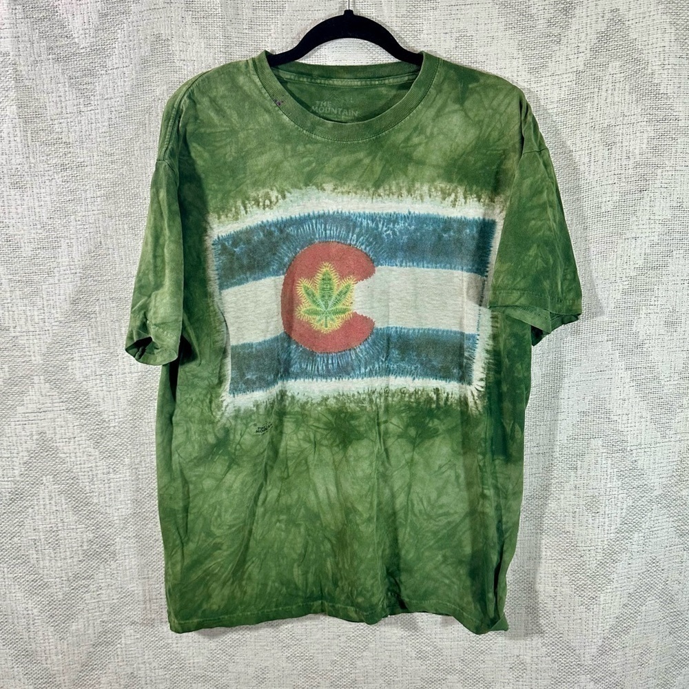 the mountain 2014 carl mcclellan colorado green shirt size L